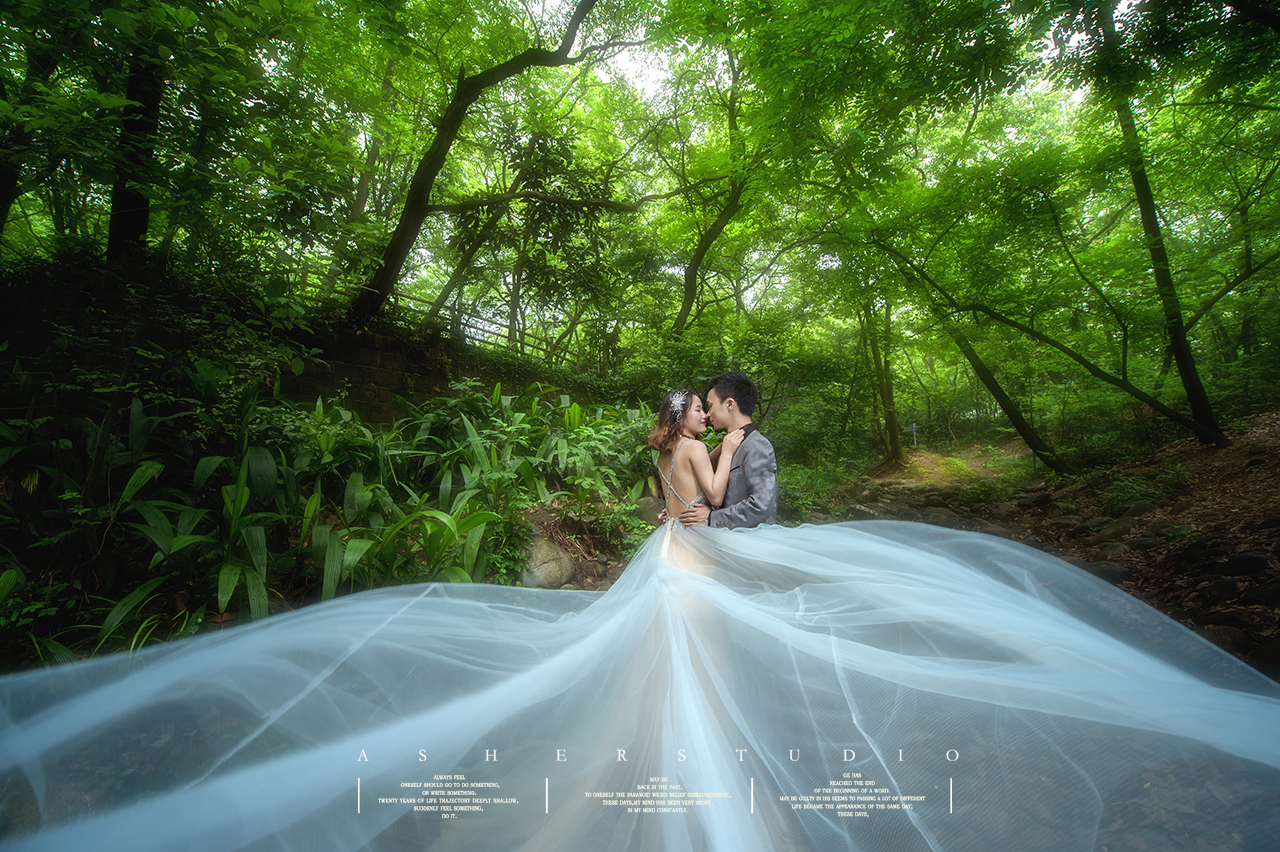 我的森系婚紗照,看起來美美的