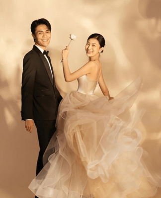 新娘百分百 心動華爾茲婚紗攝影，極致浪漫的室內光影藝術